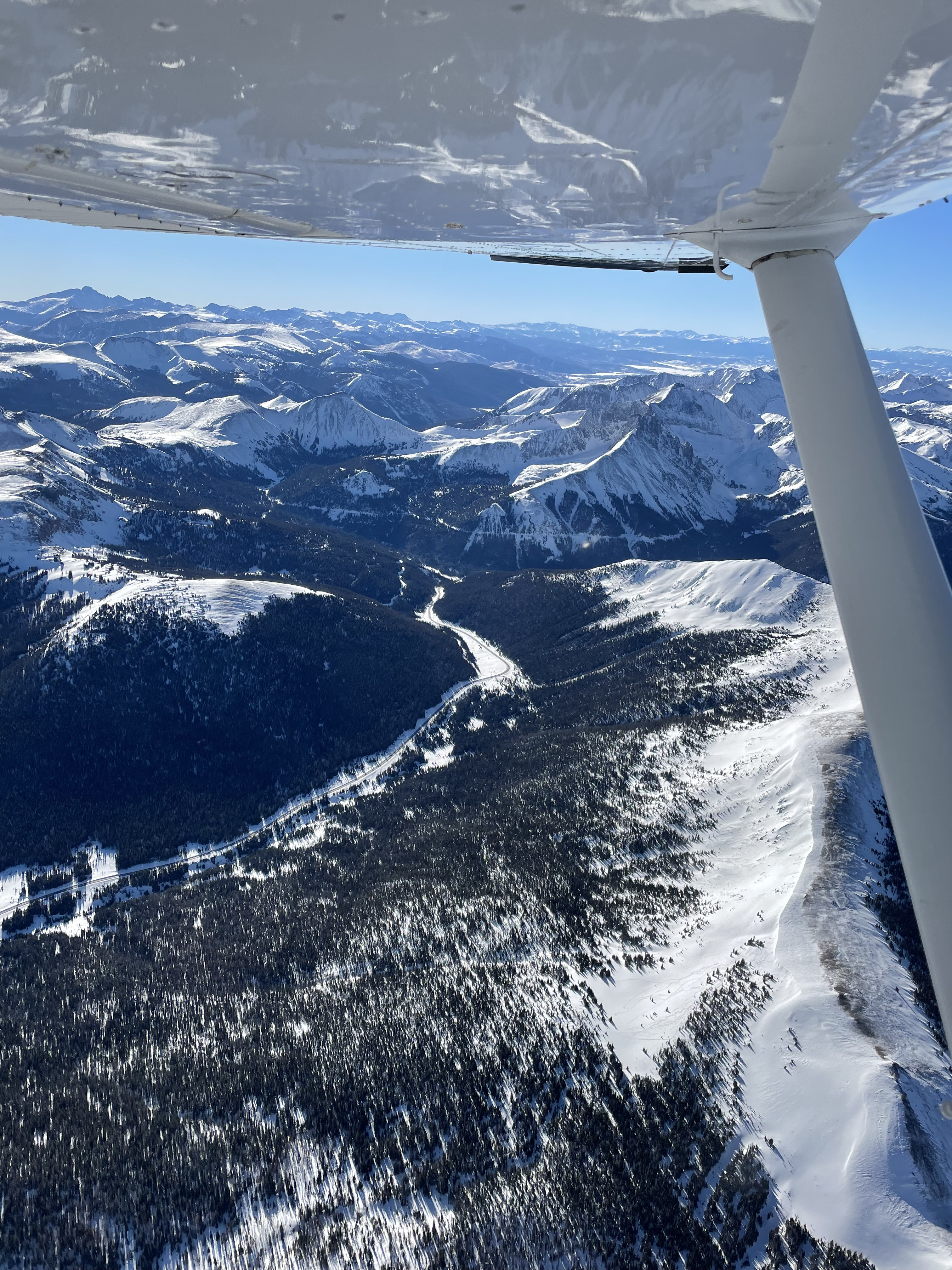 Crossing the ridge