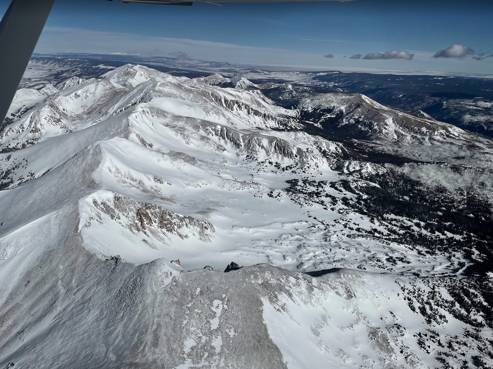 Ridge to the north of Cameron Pass