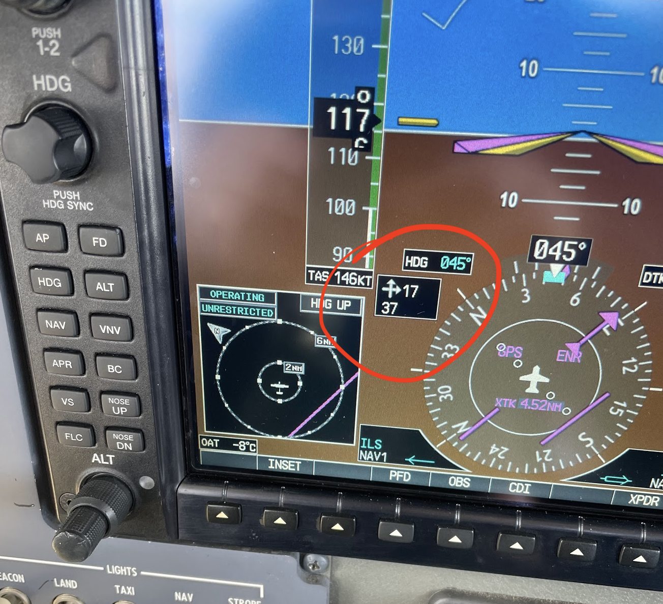 47 kts tailwind