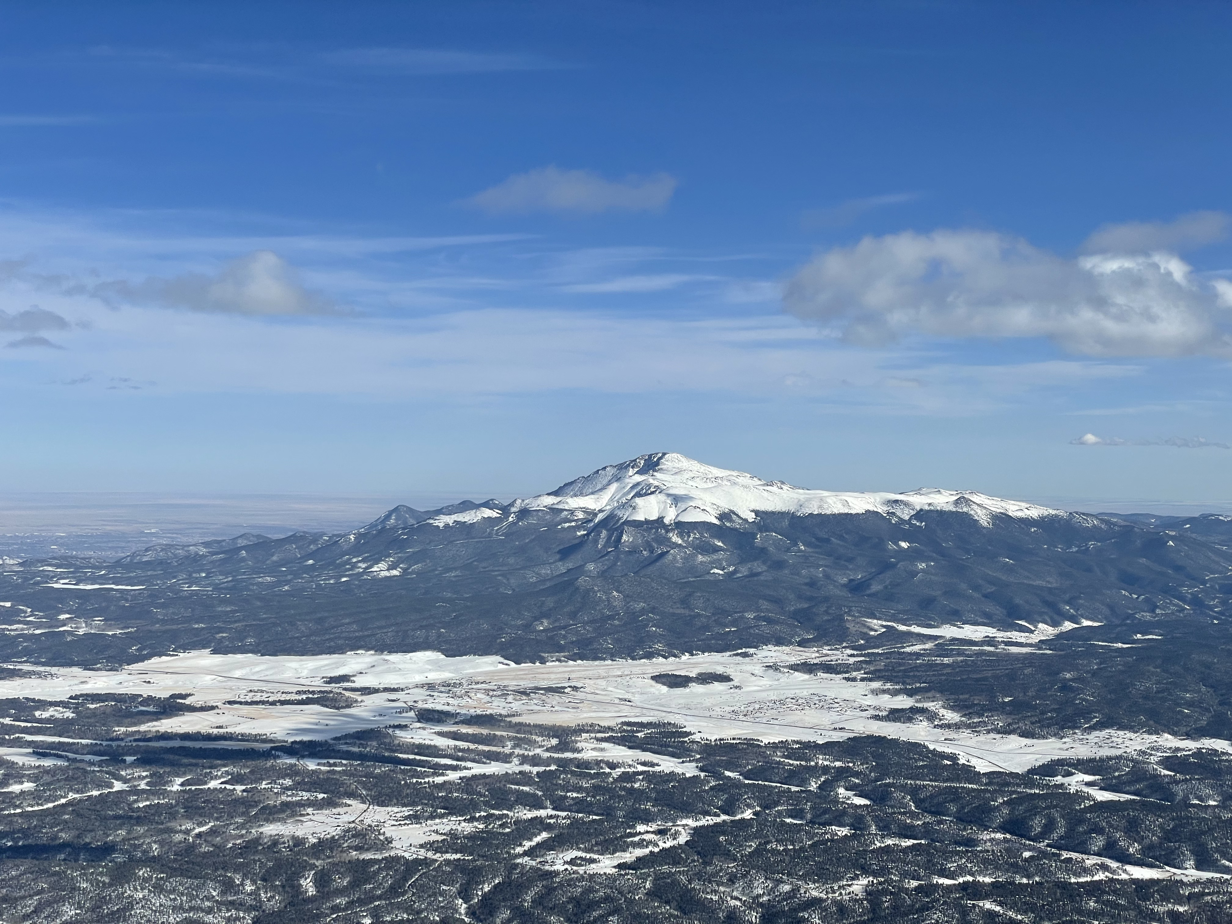 Pikes Peak from the west